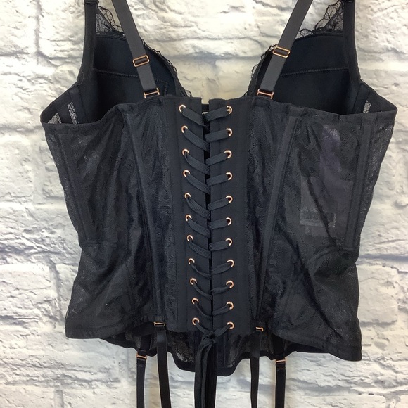 Savage x Fenty by Rihanna “Black Lace Up Corset” - Picture 6 of 16